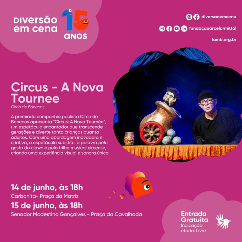 🎪 Carbonita vai virar picadeiro neste sábado!