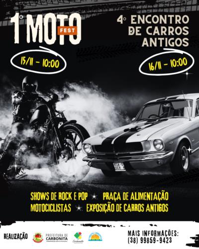 🏍️🔥 Vem aí o 1º MOTOFEST de Carbonita! 🔥🏍️