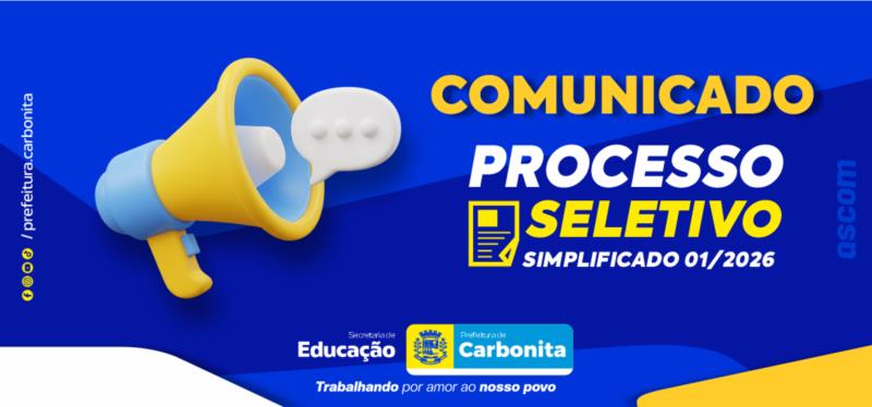 Interposição de recurso sobre o processo seletivo simplificado 01/2026