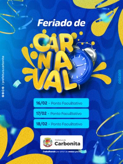 Funcionamento durante o Carnaval