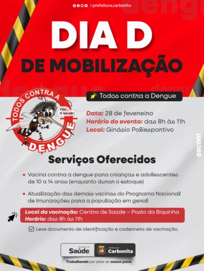 Dia D contra a Dengue em Carbonita