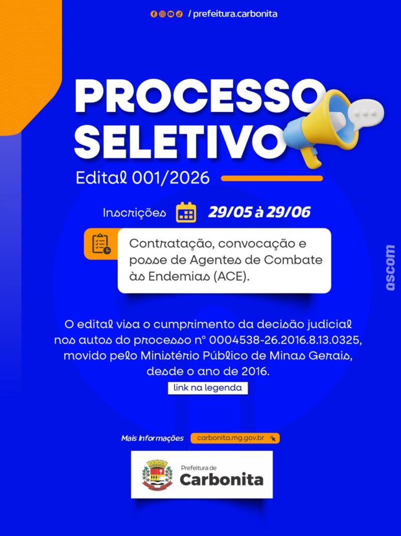 Processo Seletivo Público 001/2026