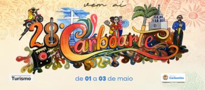Vem aí o 28º Carboarte com 03 dias de festa