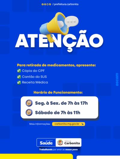 Orientações para Retirada de Medicamentos