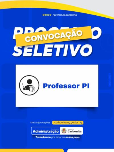 Vaga para Professor PI
