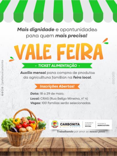 Programa Vale-Feira 2026
