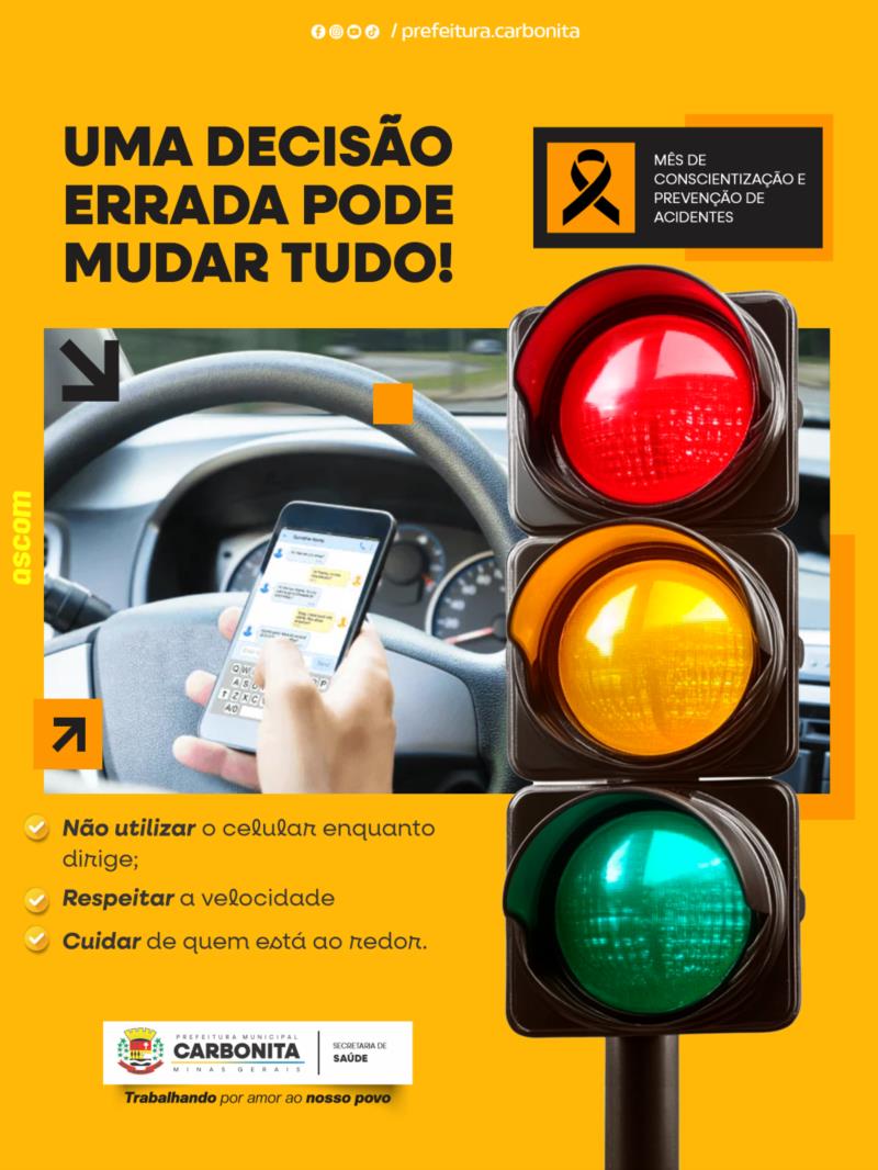 No trânsito, a sua escolha faz toda a diferença.